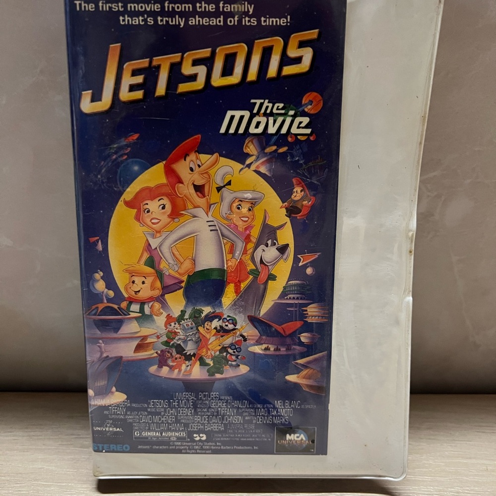 Jetsons The Movie VHS 1990 MCA Universal – Vintage Cartoon Classic